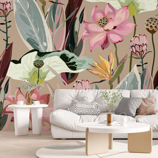 Tropical Wall Murals. Nature Full Wall Wallpaper. (TRPMRL001)
