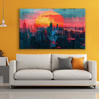 Beautiful Landscapes Painting on Canvas. Large Premium Framed Wall Art for Living Room, Office Spaces.  (LDWA22) - Khirki.in 