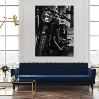 Vintage Cars And Bikes Canvas Wall Art. High Definition Portraits of Automobile. (VCBWA19)