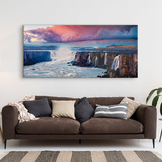 Mesmerising Landscapes Art Large Canvas Paintings. Framed Digital Reprints of Famous and Vibrant Artwork (LDWA17).