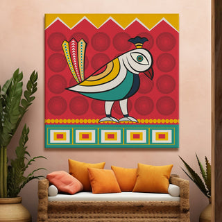 Kalighat Canvas Painting For Home and Office Wall Decoration