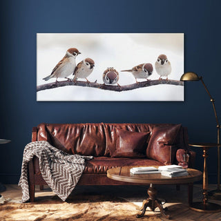 Amazing Wildlife Wall Art. Large Canvas Framed Digital Reprints of Jungle, Wildlife, Animals and Birds. Ready To Hang. Size:  24 Inch x 48 Inch (WBWA29) - Khirki.in 