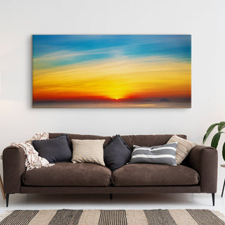 Landscapes Abstract Modern Art Large Canvas Paintings. Framed Digital Reprints of Famous and Vibrant Artwork (LDWA06) - Khirki.in 