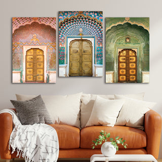 Traditional Royal Doors Painting Set  (ETHWA24)