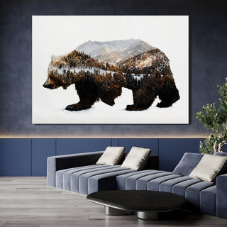 Wildlife Animals Canvas Wall Art. High Definition Portraits of Animals. (WBWA55)