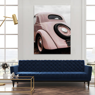 Vintage Cars And Bikes Canvas Wall Art. High Definition Portraits of Automobile. (VCBWA17)