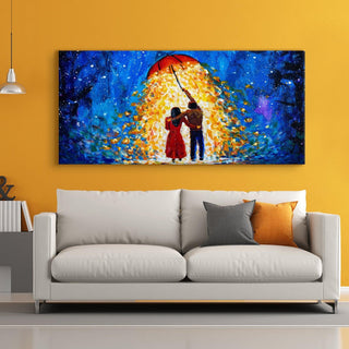 Abstract Modern Art Large Canvas Paintings. Framed Digital Reprints of Famous and Vibrant Artwork (MAWA14) - Khirki.in 