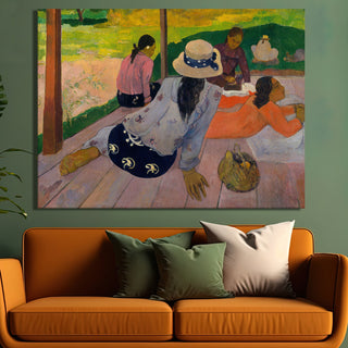 The Siesta – Paul Gauguin Painting | HD Canvas Print | Ready to Hang | Wall Art for Bedroom, living room, Hallway (PGWA04)