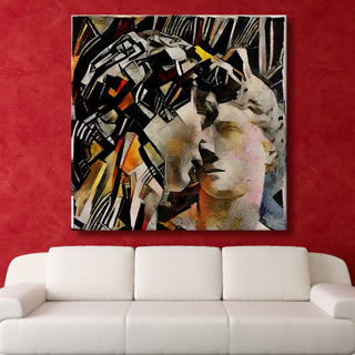 Abstract Framed Wall Art Painting For Home and Hotels Wall Decoration