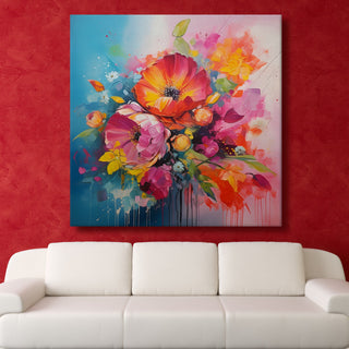 Enchanting Floral Wall Art For Bedroom Wall Decoration