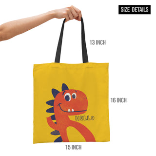 Canvas Zip Clouser Tote Bag for Women – 15x16 Inch Reusable Shopping & Everyday Carry Bag (TOBA06)