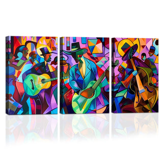 Group of Musicians, Abstract Art (MAWA25)