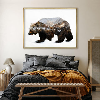 Wildlife Animals Canvas Wall Art. High Definition Portraits of Animals. (WBWA55)