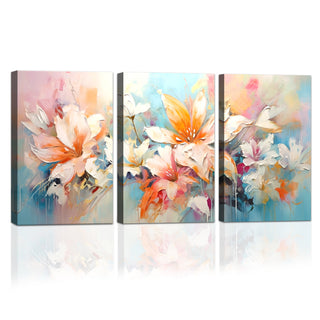 Abstract Floral Oil Painting (FLWA23).