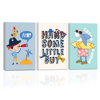 Nursery Wall Décor Kids Inspirational Wall Art for Baby Room 3 Panel Large Art Pieces (KDSWA05).