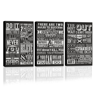 Vintage Chalkboard Style Inspirational Wall Art (MOWA05)