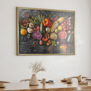 Large Premium Framed Canvas for kitchen, dining area, cafe, restaurant, or hotel (KTCWA008)