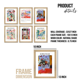 Exclusive Vintage Art Paintings: Enhance Your Home Décor with Framed European and Floral Masterpieces - Perfect for Living Rooms, Bedrooms, and Office Spaces (MATISSE) (ARTFM008)