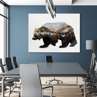 Wildlife Animals Canvas Wall Art. High Definition Portraits of Animals. (WBWA55)