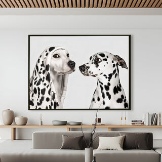 Pooch Love Canvas Wall Art. High Definition Portraits of Animals. (WBWA52)