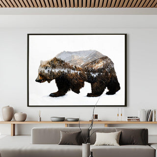 Wildlife Animals Canvas Wall Art. High Definition Portraits of Animals. (WBWA55)