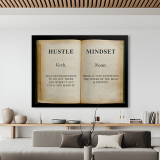 Motivational Wall Frames Canvas Wall Art for Home, Office. Large Framed Canvas Posters for Room. Ready to Hang. (MTWAT028)