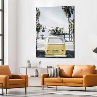 Vintage Cars And Bikes Canvas Wall Art. High Definition Portraits of Automobile. (VCBWA25)