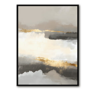 Neutral Abstract Canvas Wall Art – 36x48 Inch Large Modern Painting for Home & Office Decor | HD Canvas Print, Ready to Hang. (ABSWA23)