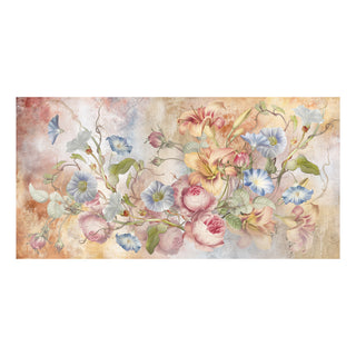 Classic Floral Mural Wallpaper for Wall. Floral Art Full Wallpaper. (FLWALL017)