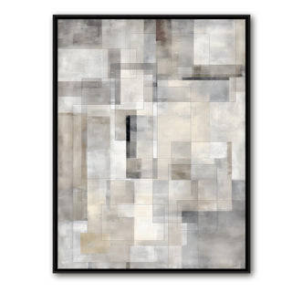 Neutral Abstract Canvas Wall Art – 36x48 Inch Large Modern Painting for Home & Office Decor | HD Canvas Print, Ready to Hang. (ABSWA26)