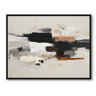 Abstract Wall Art – 48x36 Inch Large Contemporary Canvas Painting (ABSWA28)