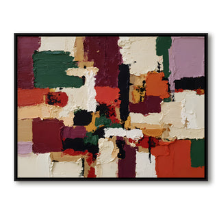 Abstract Wall Art – 48x36 Inch Large Contemporary Canvas Painting (ABSWA27)
