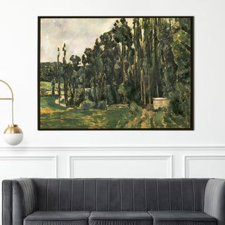 The Alley at Chantilly – Paul Cézanne Painting | HD Canvas Print | Ready to Hang | Wall Art for Bedroom, living room, Hallway (PCWA09)