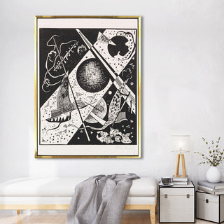 Small Worlds I – Wassily Kandinsky Painting | HD Canvas Print | Ready to Hang | Wall Art for Bedroom, living room, Hallway (WKWA04)