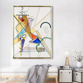 Composition VIII – Wassily Kandinsky Painting | HD Canvas Print | Ready to Hang | Wall Art for Bedroom, living room, Hallway (WKWA02)
