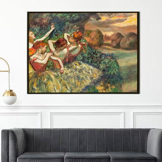 Four Dancers – Edgar Degas Painting | HD Canvas Print | Ready to Hang | Wall Art for Bedroom, living room, Hallway (EDWA06)