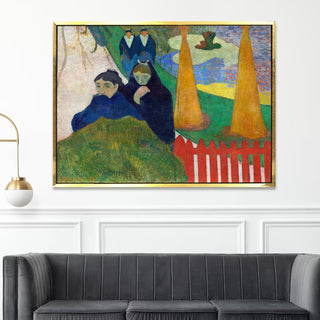 Breton Women by the Sea – Paul Gauguin Painting | HD Canvas Print | Ready to Hang | Wall Art for Bedroom, living room, Hallway (PGWA06)