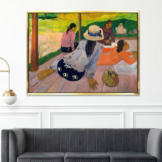 The Siesta – Paul Gauguin Painting | HD Canvas Print | Ready to Hang | Wall Art for Bedroom, living room, Hallway (PGWA04)