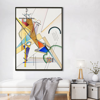 Composition VIII – Wassily Kandinsky Painting | HD Canvas Print | Ready to Hang | Wall Art for Bedroom, living room, Hallway (WKWA02)