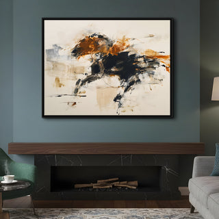 Abstract Wall Art – 48x36 Inch Large Contemporary Canvas Painting (ABSWA29)