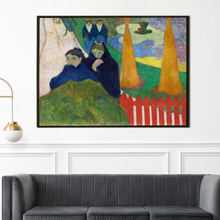 Breton Women by the Sea – Paul Gauguin Painting | HD Canvas Print | Ready to Hang | Wall Art for Bedroom, living room, Hallway (PGWA06)