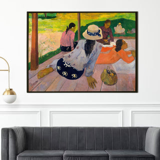 The Siesta – Paul Gauguin Painting | HD Canvas Print | Ready to Hang | Wall Art for Bedroom, living room, Hallway (PGWA04)