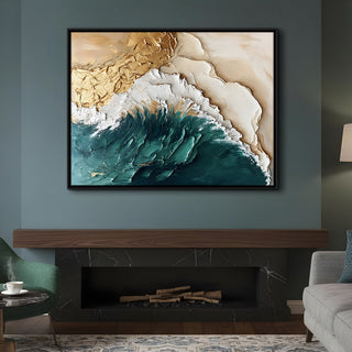 Abstract Wall Art – 48x36 Inch Large Contemporary Canvas Painting (ABSWA30)