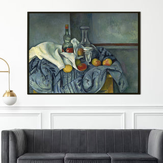 Still Life with Apples – Paul Cézanne Painting | HD Canvas Print | Ready to Hang | Wall Art for Bedroom, living room, Hallway (PCWA05)