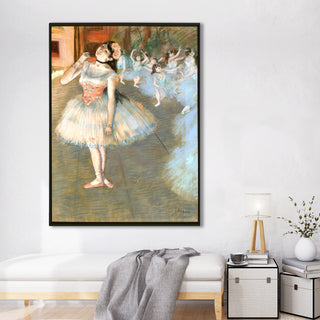The Star (Dancer on Stage) – Edgar Degas Painting | HD Canvas Print | Ready to Hang | Wall Art for Bedroom, living room, Hallway (EDWA10)