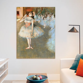 The Star (Dancer on Stage) – Edgar Degas Painting | HD Canvas Print | Ready to Hang | Wall Art for Bedroom, living room, Hallway (EDWA10)
