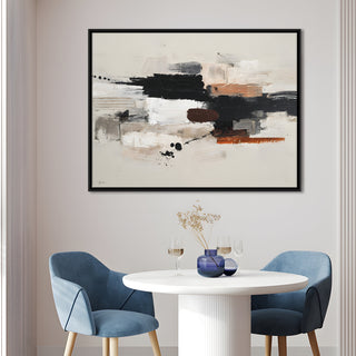 Abstract Wall Art – 48x36 Inch Large Contemporary Canvas Painting (ABSWA28)