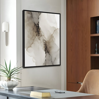Neutral Abstract Canvas Wall Art – 36x48 Inch Large Modern Painting for Home & Office Decor | HD Canvas Print, Ready to Hang. (ABSWA22)