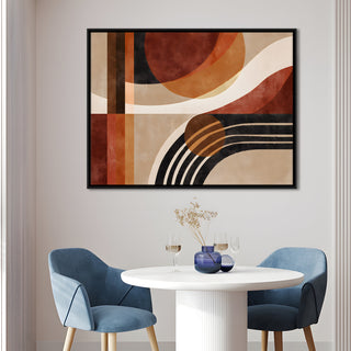 Abstract Wall Art – 48x36 Inch Large Contemporary Canvas Painting (ABSWA25)