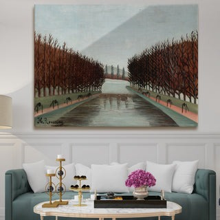 Avenue in the Park of Saint-Cloud – Henri Rousseau Painting | HD Canvas Print | Ready to Hang | Wall Art for Bedroom, living room, Hallway (HRWA05)